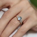 Load image into Gallery viewer, Elen Aquamarine Yüzük