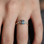 Load image into Gallery viewer, Melissa 70 Aquamarine Yüzük