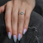 Load image into Gallery viewer, Melissa 70 Aquamarine Yüzük