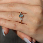 Load image into Gallery viewer, Melissa 70 Aquamarine Yüzük