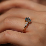 Load image into Gallery viewer, Melissa 70 Aquamarine Yüzük