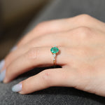 Load image into Gallery viewer, Callisto Zümrüt Yüzük