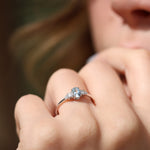 Load image into Gallery viewer, Hestia Aquamarine Yüzük