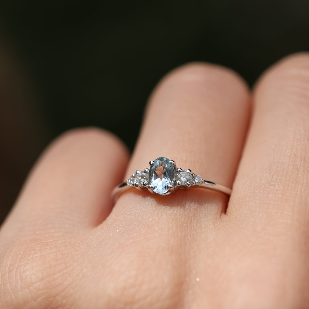 Hestia Aquamarine Yüzük