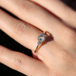 Load image into Gallery viewer, Hestia Sky Blue Topaz Yüzük