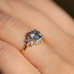 Load image into Gallery viewer, Mila Aquamarine Yüzük