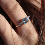 Load image into Gallery viewer, Yasmin Aquamarine Yüzük