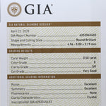 Load image into Gallery viewer, Abigail 50 Yuvarlak Pırlanta Yüzük