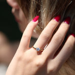 Load image into Gallery viewer, Abigail 70 Yuvarlak Pırlanta Yüzük