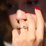 Load image into Gallery viewer, Callisto 90 GIA Sertifikalı Pırlanta Yüzük