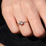 Load image into Gallery viewer, Morgan 6 Yeşil Ametist Yüzük