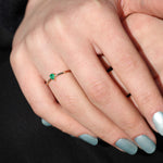 Load image into Gallery viewer, Nana Zümrüt Yüzük 4X3mm