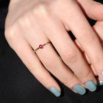 Load image into Gallery viewer, Inna Yakut Yüzük 4X3mm