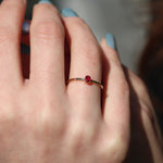 Load image into Gallery viewer, Inna Yakut Yüzük 4X3mm