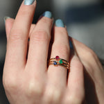 Load image into Gallery viewer, Inna Yakut Yüzük 4X3mm