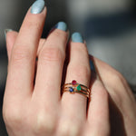 Load image into Gallery viewer, Lorelei Safir Yüzük 3mm