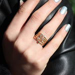 Load image into Gallery viewer, Nana Pırlanta Yüzük 3X2mm