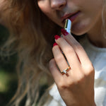 Load image into Gallery viewer, Vespera 60 GIA Sertifikalı Pırlanta Yüzük