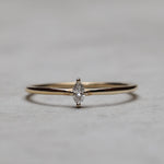 Load image into Gallery viewer, Parisa Pırlanta Yüzük 4X2mm