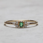 Load image into Gallery viewer, Medusa Zümrüt Yüzük