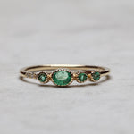 Load image into Gallery viewer, Flora Zümrüt Yüzük