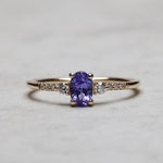 Load image into Gallery viewer, Fedora Tanzanite Yüzük