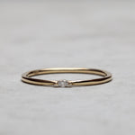 Load image into Gallery viewer, Mini Marquise 3x1,5mm Pırlanta Yüzük