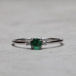 Load image into Gallery viewer, Hebe Zümrüt Yüzük