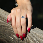 Load image into Gallery viewer, Marjorie Aquamarine Yüzük