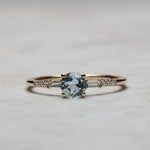 Load image into Gallery viewer, Morgan 4 Sky Blue Topaz Yüzük