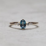 Load image into Gallery viewer, Jana London Blue Topaz Yüzük