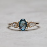 Load image into Gallery viewer, Chantal London Blue Topaz Yüzük