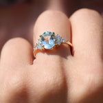 Load image into Gallery viewer, Europa XL Aquamarine Yüzük