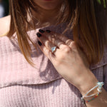 Load image into Gallery viewer, Europa XL Aquamarine Yüzük