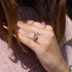 Load image into Gallery viewer, Europa XL Aquamarine Yüzük