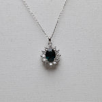 Load image into Gallery viewer, Niobe 6 Safir Kolye