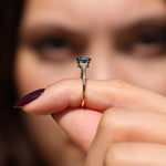 Load image into Gallery viewer, Marjorie London Blue Topaz Yüzük