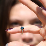 Load image into Gallery viewer, Marjorie London Blue Topaz Yüzük