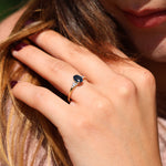 Load image into Gallery viewer, Marjorie London Blue Topaz Yüzük