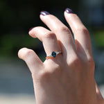 Load image into Gallery viewer, Marjorie London Blue Topaz Yüzük