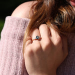 Load image into Gallery viewer, Chantal London Blue Topaz Yüzük