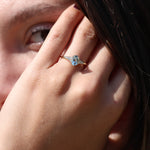 Load image into Gallery viewer, Marjorie Sky Blue Topaz Yüzük