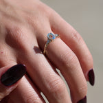 Load image into Gallery viewer, Marjorie Sky Blue Topaz Yüzük