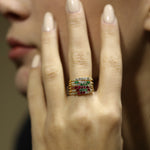 Load image into Gallery viewer, Trivia Tsavorite Yüzük