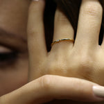 Load image into Gallery viewer, Mini Marquise 3x1,5mm Pırlanta Yüzük