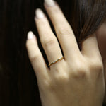 Load image into Gallery viewer, Mini Marquise 3x1,5mm Pırlanta Yüzük