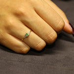 Load image into Gallery viewer, Philomela Zümrüt Yüzük