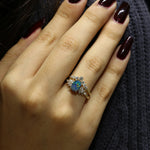 Load image into Gallery viewer, Elen Opal Doublet Yüzük