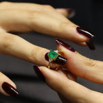 Load image into Gallery viewer, Eos 5 Zümrüt Yüzük