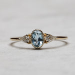 Load image into Gallery viewer, Selene Aquamarine Yüzük